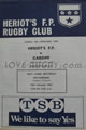 Heriots FP Cardiff 1981 memorabilia